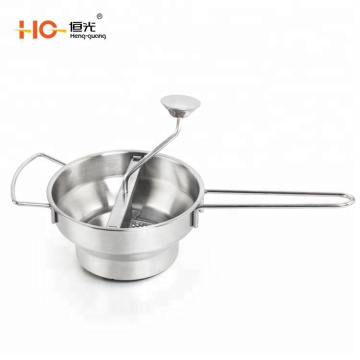 Stainless Steel Kitchen Tools for Manual metal Cutting Fruit and Vegetable Chopper food mill